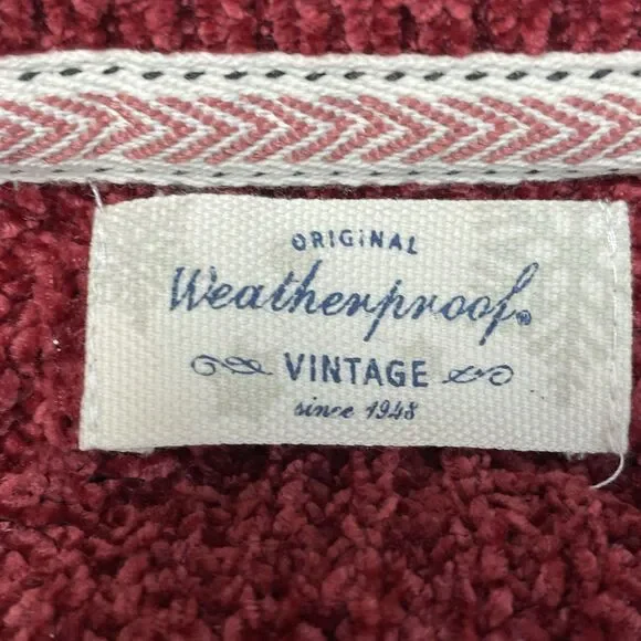 Weatherproof Women's S Pullover Sweater Red H1020 - Picture 5 of 9